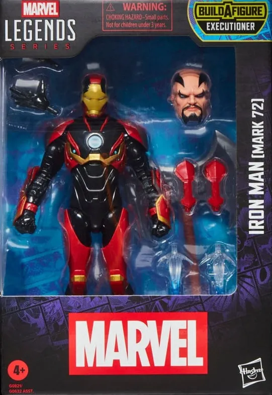 MARVEL LEGENDS ACTION FIGURE IRON MAN (MARK 72) (BAF: EXECUTIONER) 15 CM